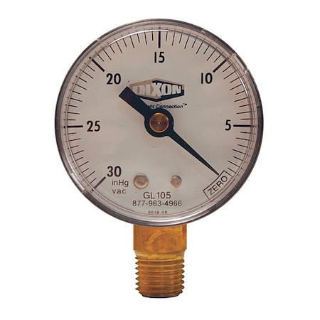Vacuum Gauge, Lower Mount, 2-1/2