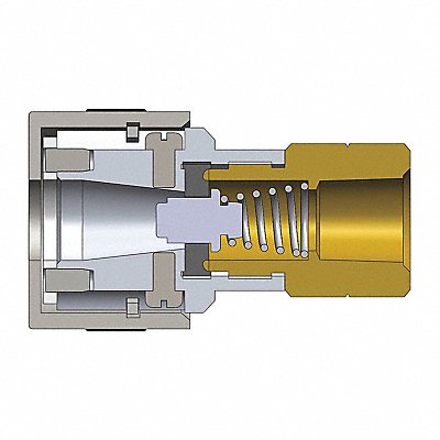 Quick Connect Plug Female 2.10 Aluminum MPN:2SHDF2