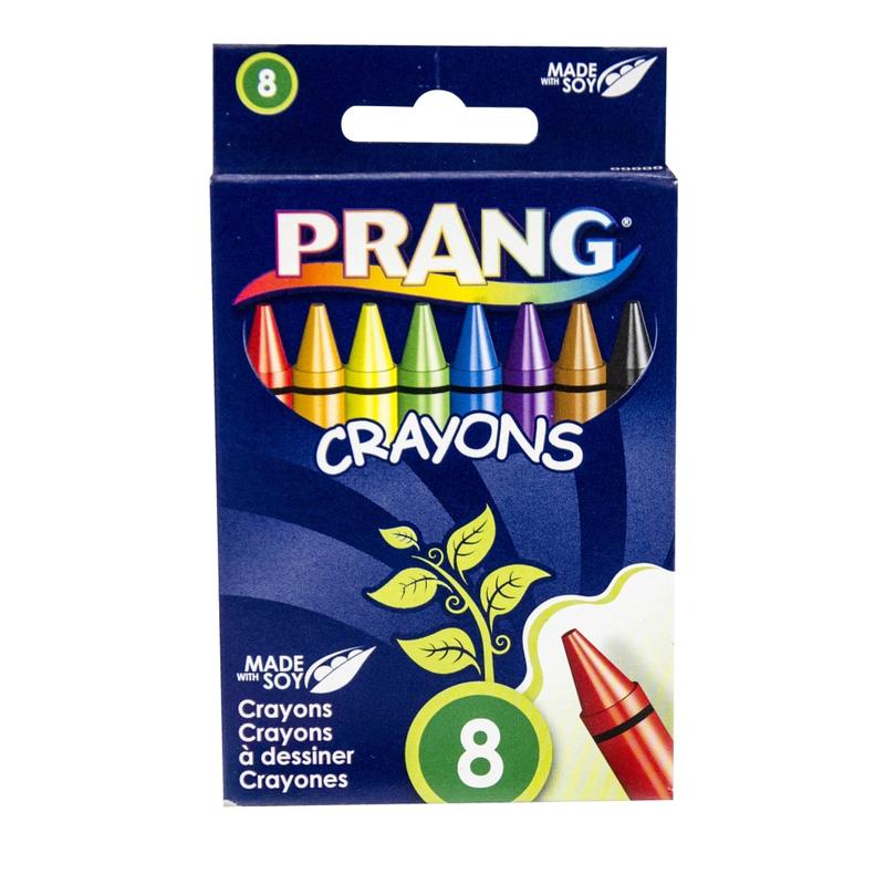 Prang Soy Crayons, Box of 8 (Min Order Qty 84) MPN:0000