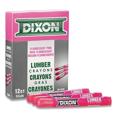 526 Fluorescent Pink Lumber Crayon MPN:52600