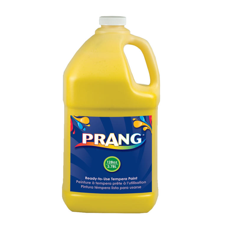 Prang Ready-To-Use Tempera Paint, 128 Oz., Yellow MPN:22803