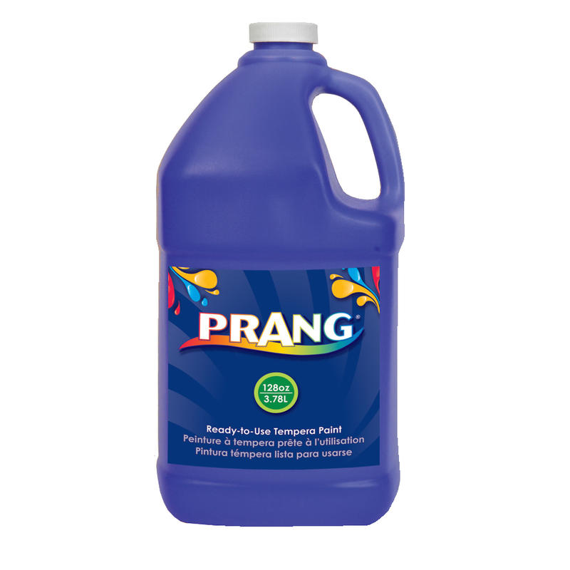Prang Ready-To-Use Tempera Paint, 128 Oz., Blue MPN:22805