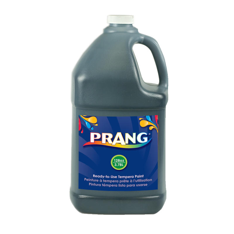 Prang Ready-To-Use Tempera Paint, 128 Oz., Black MPN:22808