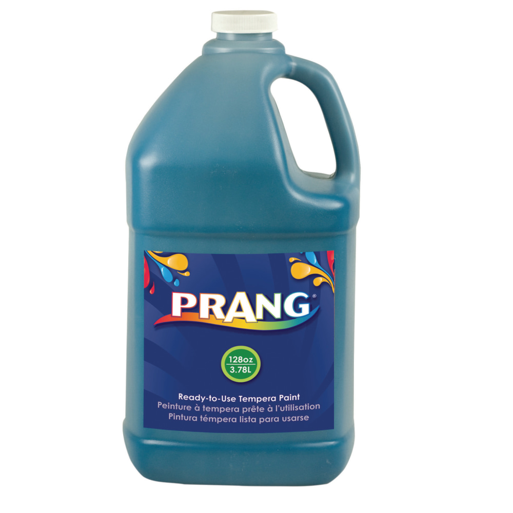 Prang Ready-To-Use Tempera Paint, 128 Oz, Turquoise MPN:DIX22819