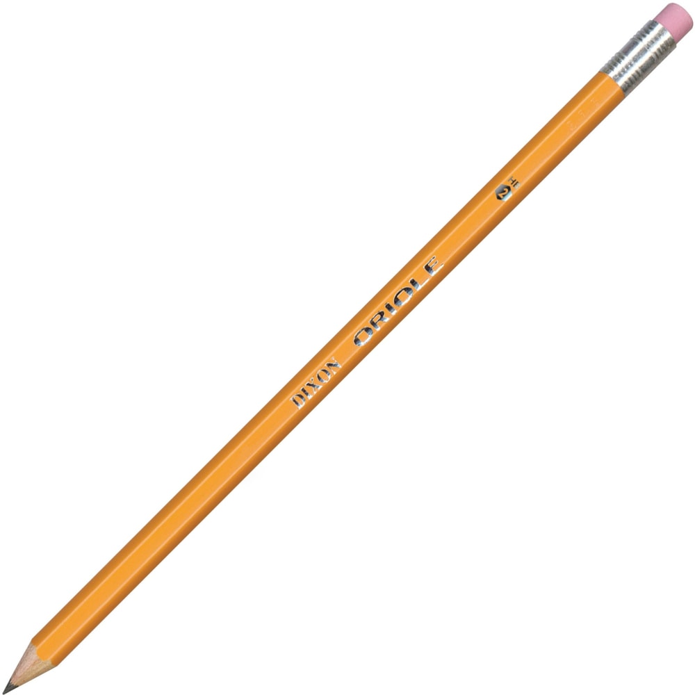 Dixon Oriole HB No. 2 Pencils - Black Lead - #2 - Yellow Wood Barrel - 144 / Box MPN:12866