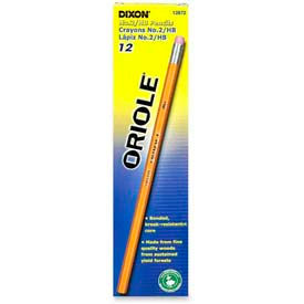Dixon® Oriole HB #2 Pencil Nontoxic Yellow Barrel Dozen 12872
