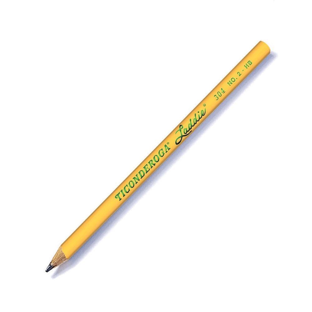 Dixon Ticonderoga Laddie Elementary Pencils, Without Eraser, Pack Of 12 Pencils (Min Order Qty 20) MPN:13040