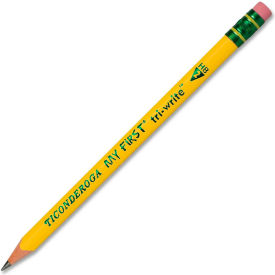 Dixon® Ticonderoga My First Tri-Write Beginner HB #2 Pencil With Eraser 36/Box 13082