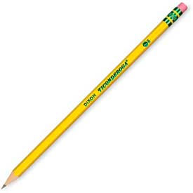 Dixon® Presharpened HB #2 Pencil With Latex-Free Eraser Yellow Barrel Dozen 13806