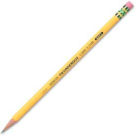 Dixon® Ticonderoga Woodcase HB #2 Pencil With Eraser Soft Yellow Barrel Dozen 13882