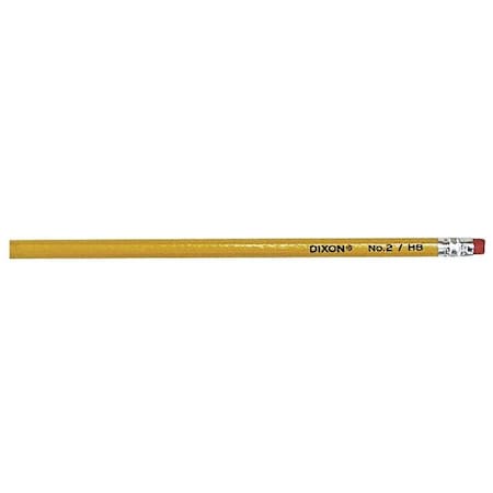 No. 2 Pencil Value Pack, HB (No 2), Black Lead, Yellow Barrel, PK144 MPN:DIX14412