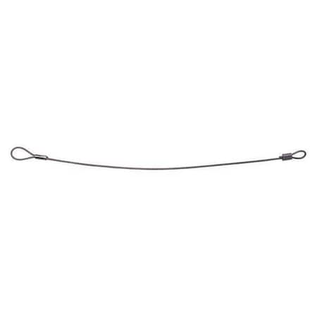 2 Loops Lanyard, 15 in, Steel, PVC Coated MPN:CAL15