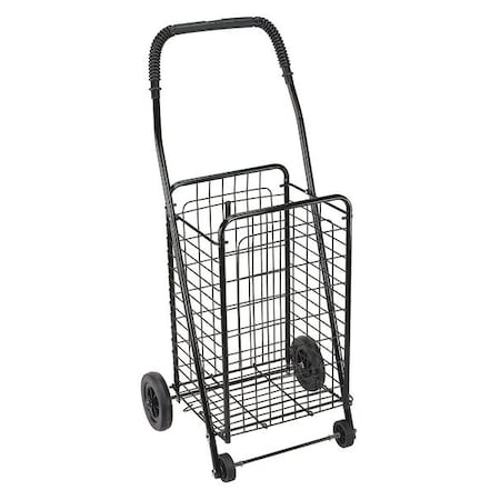 4-Wheeled Folding Shopping Cart in Black MPN:640-8213-0200