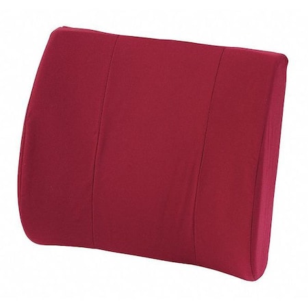 Lumbar Cushion w/Strap, Burgundy, 14x13