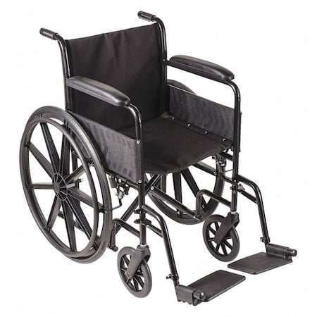 Wheelchair, Standard, 250 lb, 18