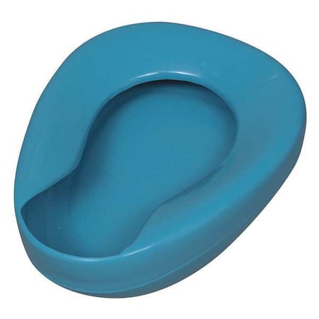 Bed Pan, Blue, Plastic, 11 3/8in L MPN:541-5070-0000