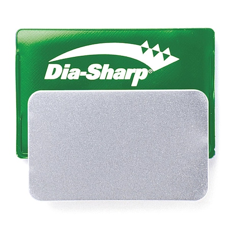 Single Grit Credit Card Sharpener, 3 1/4 in W, 2 in L, 3/64 in H, Diamond, Extra-Fine Grit MPN:D3E