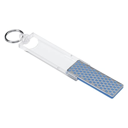 Mini Sharpening Stone, 2 5/8 in W, 7/8 in L, 1/4 in H, Diamond, Coarse Grit, Blue MPN:F70C