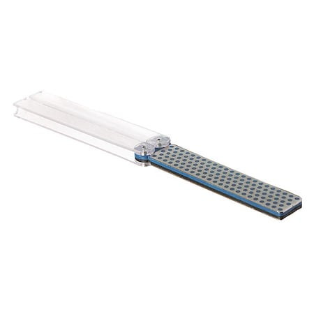 Combination Grit Folding Sharpener, 4 1/3 in W, 7/8 in L, 1/4 in H, Diamond, Black/Blue MPN:FWCX