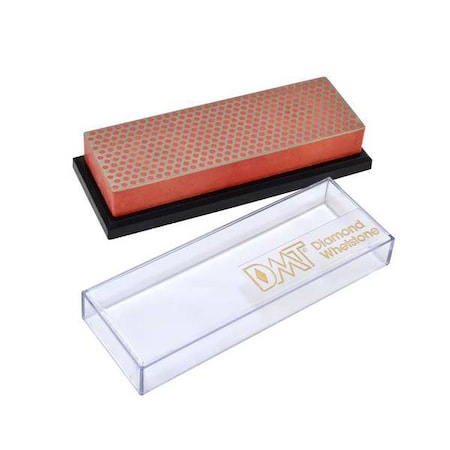 Whestone Sharpening Stone, 6 in W, 2 in L, 3/4 in H, Diamond, Fine Grit, Red MPN:W6FP