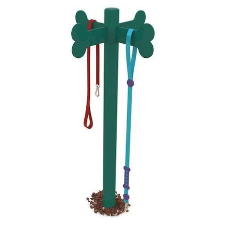 Bone Leash Post, Powder Coat Finish MPN:7732