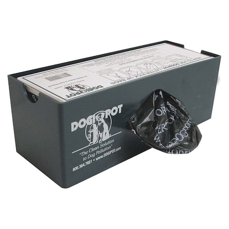 Bag Dispenser, Single Roll, Aluminum MPN:1004-1