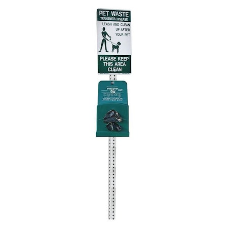 Pet Station, Waste Bags, Pickup Sign, Poly MPN:1011-POLY