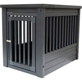 DOGIPOT® Two-In-One Table Dog Crate Large Espresso 1702-L