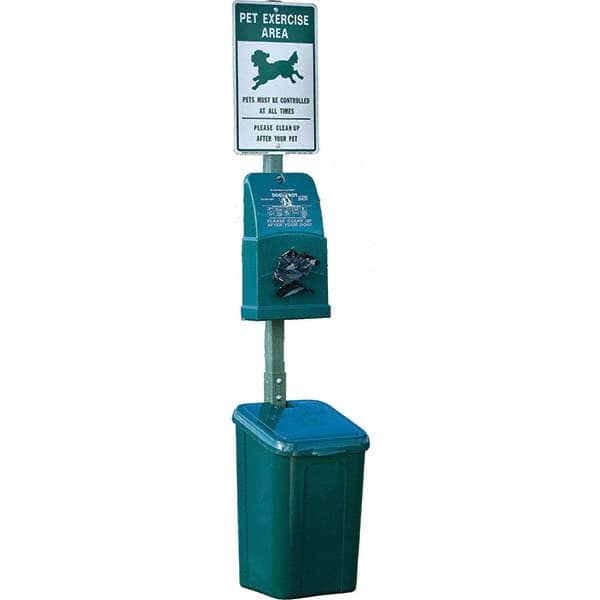 Pet Waste Stations, Container Shape: Rectangle , Overall Height Range (Feet): 4' - 8' , Waste Container Width/Diameter (Inch): 2  MPN:1010