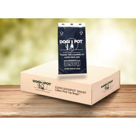 DOGIPOT® Smart Litter Pick Up Bags Green 100 Bags/Pack Pack of 20 1402HP-CASE