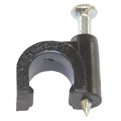 Cable Staple Nail 1/4In Black PK100 MPN:DCC-59B