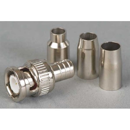 Coaxial Connector, BNC, 0-4GHz, 50 Ohm, PK10 MPN:DC-2510