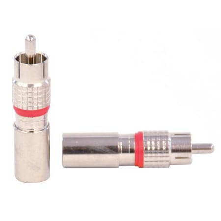 Cable Coupler, RCA/Male, RG59 Coax, PK10 MPN:DC-CRCAM59
