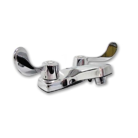 Dual Handle Lavatory Faucet, Washless, 1.5 gpm, w/Popup, Chrome MPN:77-3302