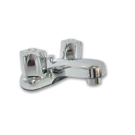 Dual Handle Lavatory Faucet, CP, Washless, 1.5 gpm, w/Popup, Chrome MPN:77-3390
