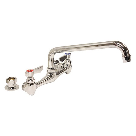 Low Arc Service Sink Faucet 2, Wall, Brass MPN:77-9008