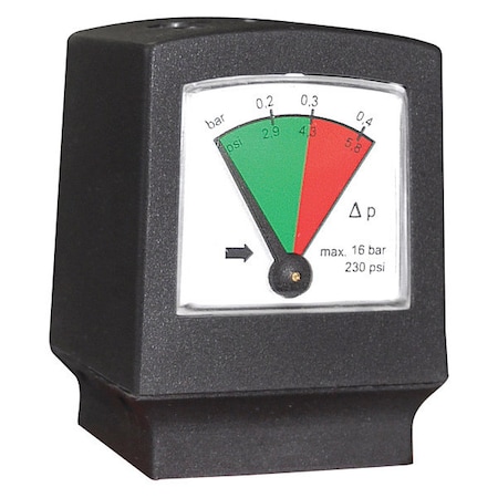 DP Gauge, For Use On Oil-X Filters MPN:ZD90GL