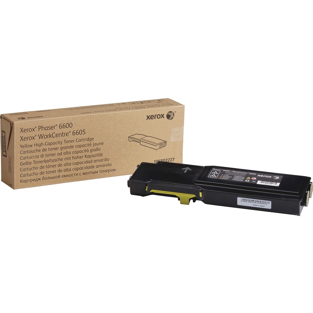 Xerox 106R02227 High-Yield Yellow Toner Cartridge MPN:106R02227