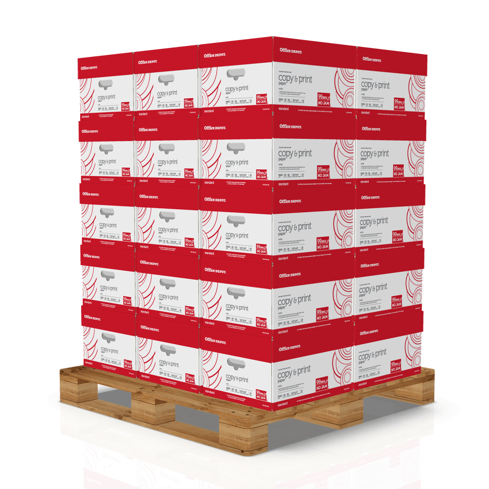 Domtar Multi-Use Printer & Copy Paper, 300 Reams, White, Legal (8.5inx14in), 150000 Sheets Per Pallet, 20 Lb, 92 Brightness, ( - 854001ODPL MPN:854001OD-PL