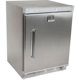 Kelvinator® Undercounter Freezer 1 Solid Right Hinged Door 4.4 Cu. Ft. Capacity Stainless St KCHUC23F