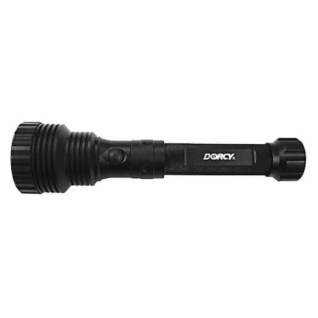 Black Rechargeable LED Flashlight, 18650 Lithium, 800lm MPN:41-4299