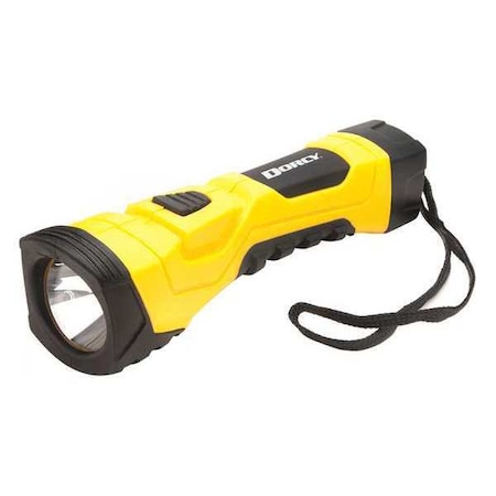 Yellow LED Flashlight, AA, 200lm MPN:41-4750