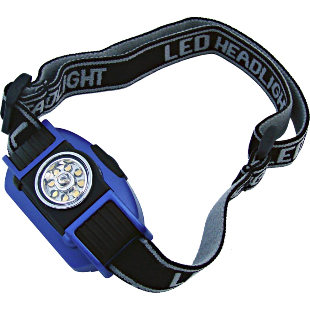 Dorcy 41-2093 42 Lumen LED Headlight - 8 x LED - Bulb - 42 lm Lumen - 3 x AAA - Aluminum, Elastic - Assorted - 1 / Pack MPN:41-2093