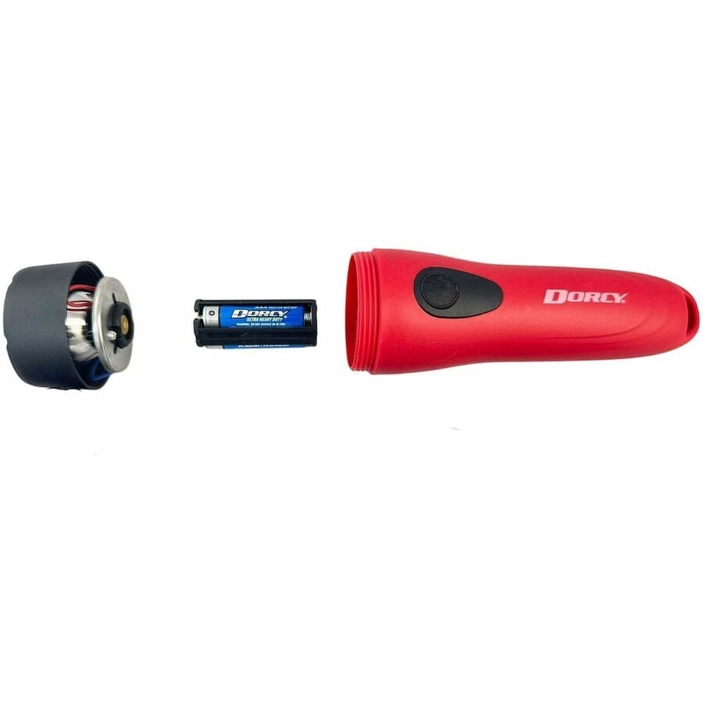 Dorcy LED Flashlights Pack - LED - 1 x D - Battery - Plastic - Weather Resistant - Blue - 1 Pack MPN:41-2594