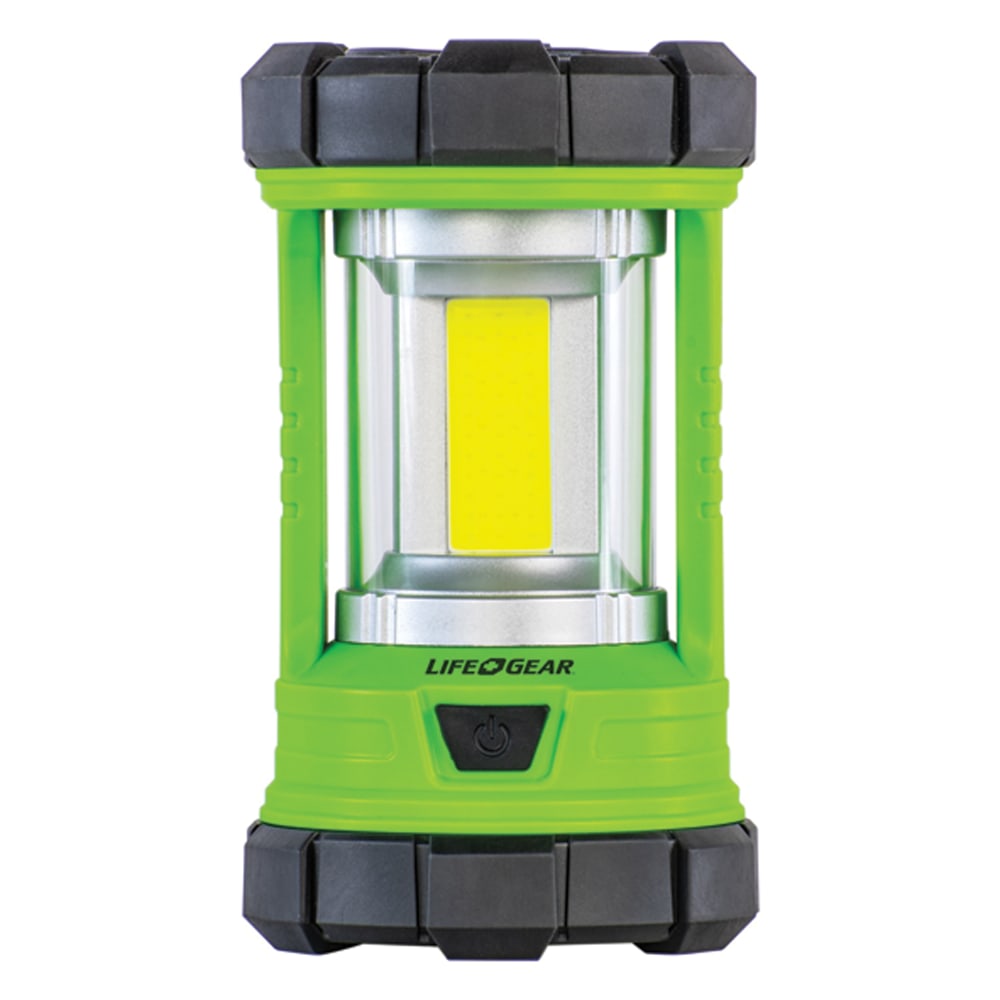 Life+Gear 36W LED USB Rechargeable Lantern And Powerbank, 7inH x 4-1/4inW x 4-1/4inD, Green MPN:41-3992