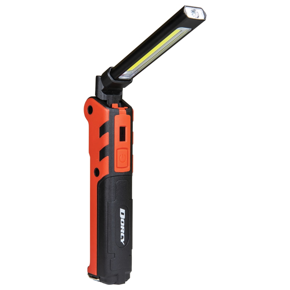 Dorcy 450-Lumen Flex COB Rechargeable Work Light and LED Tip Inspection Flashlight, 41-4343 MPN:41-4343