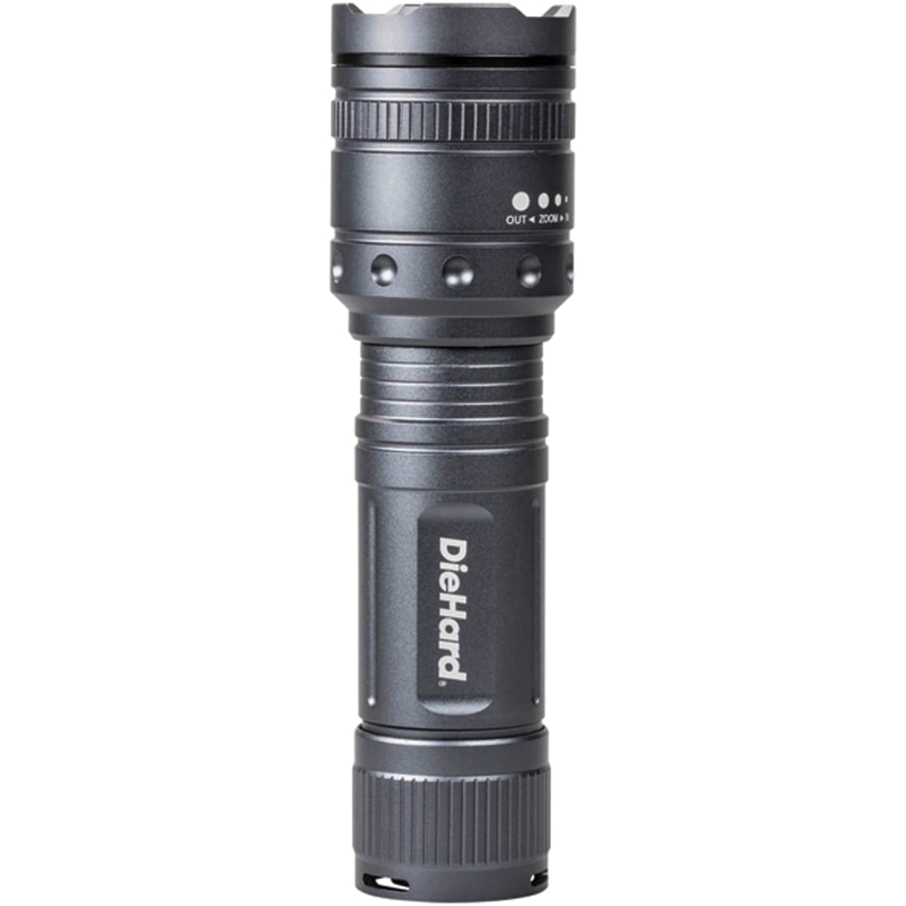 DieHard 600-Lumen Twist Focus Battery-Powered Flashlight, Black MPN:41-6121