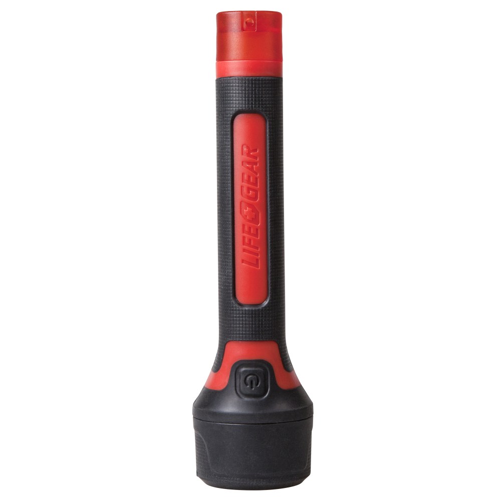 LifeGear 200-Lumen Stormproof Signal Light with Safety Whistle, Red, BA38-60633-RED MPN:BA38-60633-RED