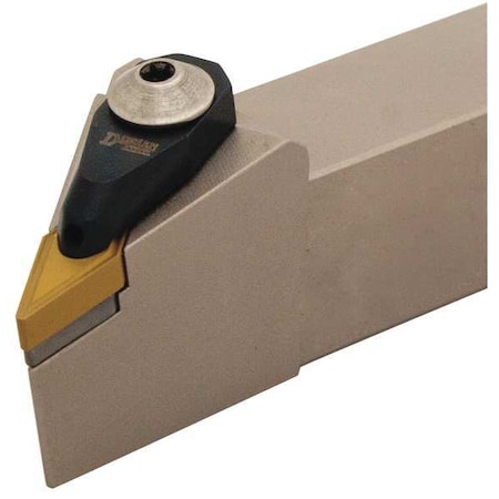 Indexable Boring Bar, AS-24S-ADVUNL-3, 10 in L, High Speed Steel, 35 Degrees Diamond Insert Shape MPN:73310153192