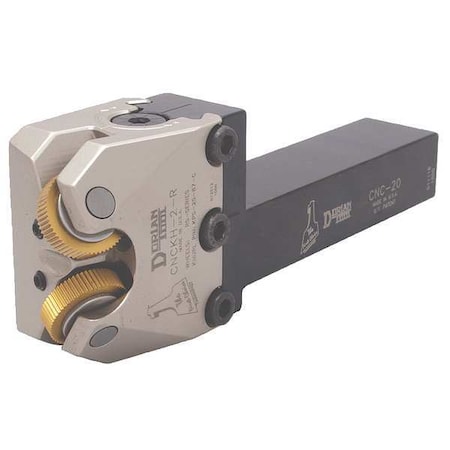 Knurling Tool, Med Dia, 6 3/4 In OAL MPN:CNC-100-2-R